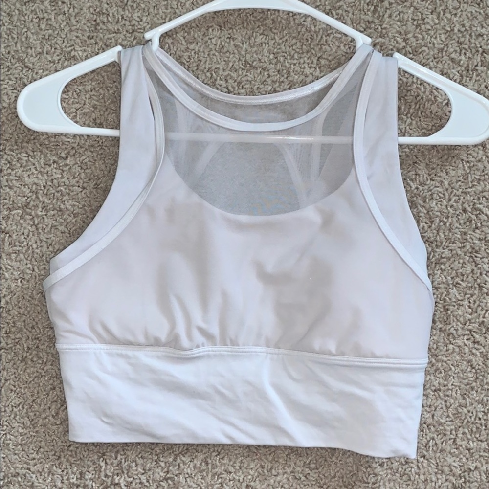 Lululemon high neck bra with mesh details
